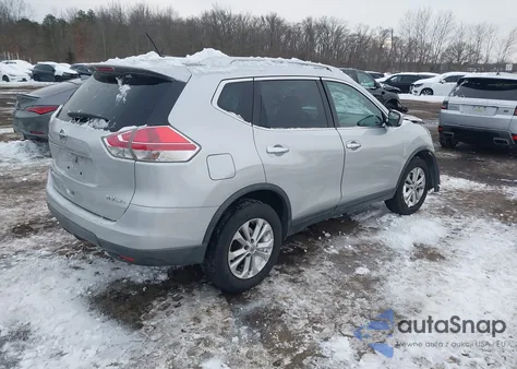 2015 Nissan Rogue Sv z USA, uszkodzony, nr VIN KNMAT2MV4FP519520